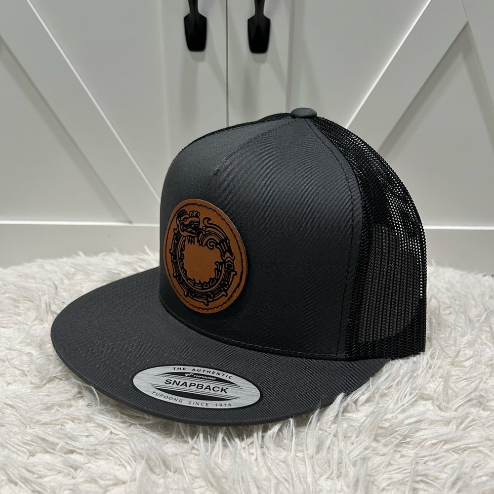 Flat bill SnapBack hat Quetzalcoatl